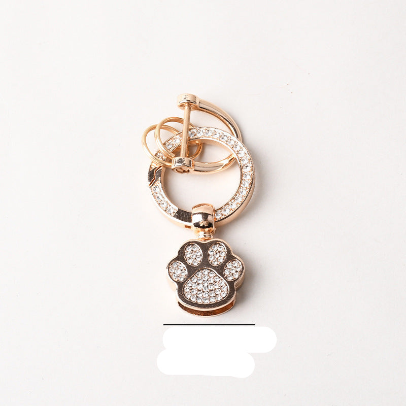 Wholesale Diamond DIY semi-finished keychain